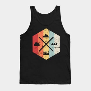 Retro Vintage Four Elements Icon Tank Top